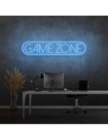 "GAME ZONE" - Signe en néon LED En savoir plus