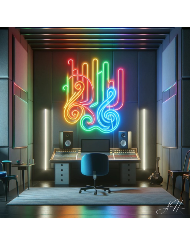 'Harmonic Neon' - LED neon sign Le MVP de beaucoup